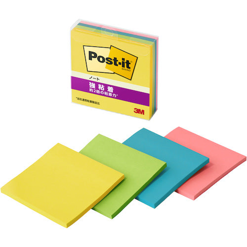 3M Post-it Strong Adhesive Note Multicolor 8 654SS-MC-8 1 Box