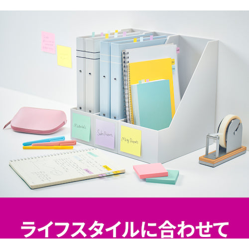 ３Ｍ　ポスト・イット　強粘着ノート　マルチカラー５　増量パック　6541SS-MC-5N　1 箱