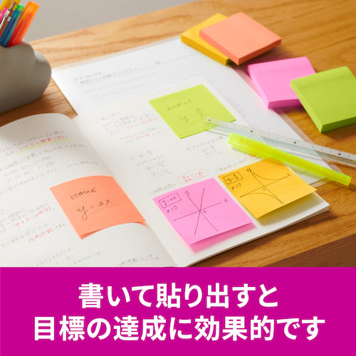 3M 포스트·잇 강점착 노트 멀티 컬러 6 654SS-MC-6 1 상자