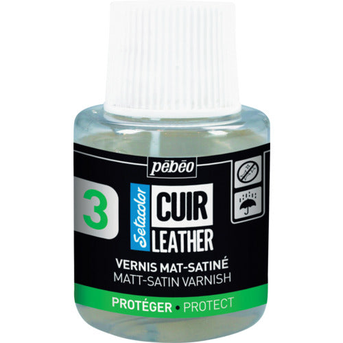 페베오 세타 컬러 가죽 (가죽 용) 110ml 매트 새틴 버니쉬 295655 1 개