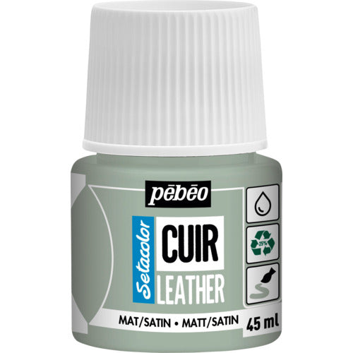 ペベオ　セタカラーレザー（革用）マット色　４５ｍｌＮＯ．１４セージグリーン　295614　1 本
