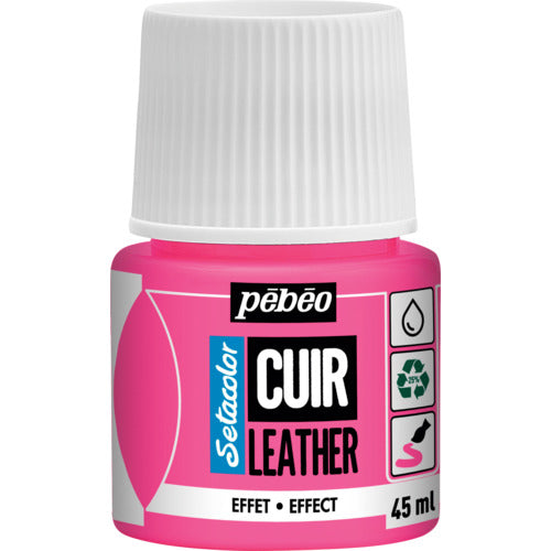 페베오 세타카라레자(가죽용) 투명 형광색 45mlNO. 48 형광 핑크 295648 1 개
