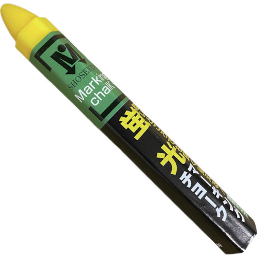 Shosekido Fluorescent Marking Chalk, Sold Single Piece, Yellow, S15626, 1 Piece