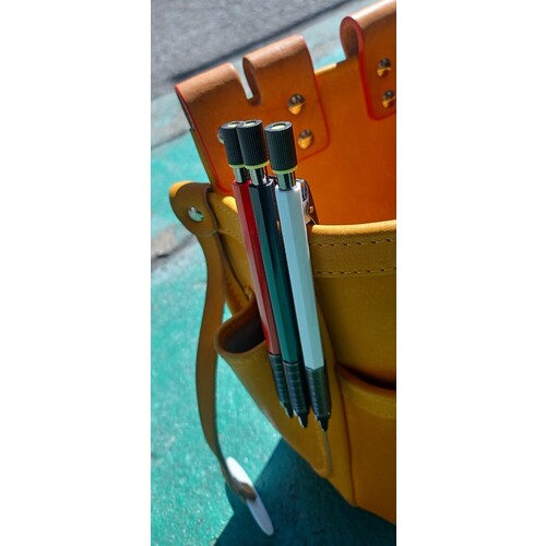 祥碩堂　麒麟　建築用シャープペンシル１．３本体　赤　140-R　1 本