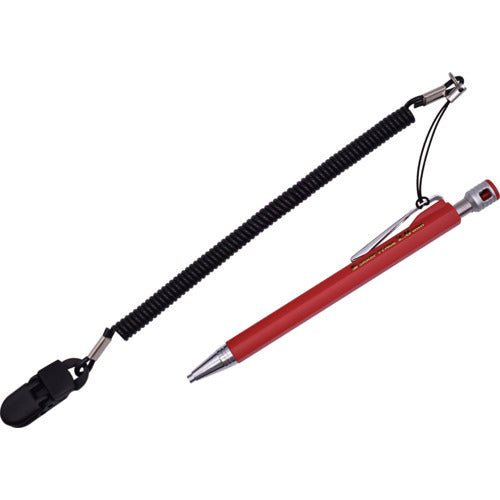 쇼조도 현무 건축용 샤프 펜슬 2.0 낙하 방지 스트랩 첨부 세트 레드 110-R 1개