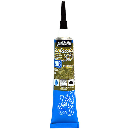 페베오 세타 컬러 3D 브로드 펄 20ml NO. 206골드 557206 1개