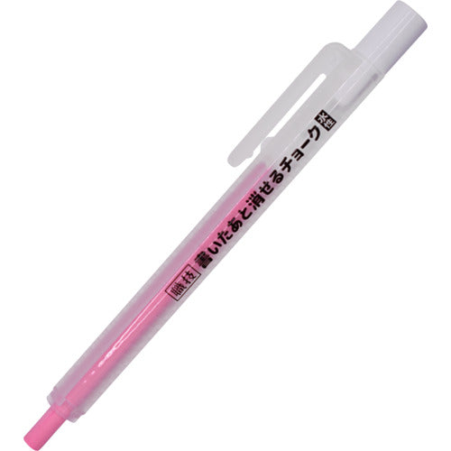 쇼조도 쓴 후에 지울 수 있는 초크 본체 형광 핑크 S25000 1개