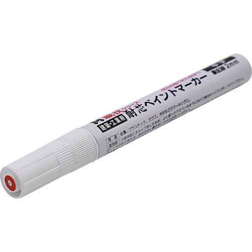 Shosekido Lead-Resistant Paint Marker, Medium Point, Red, S23024, 1 pc