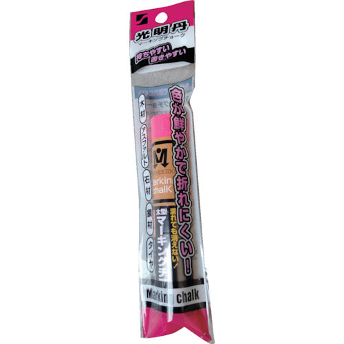 쇼조도 광명탄 마킹 초크 1개 OPP 봉투들이 형광 핑크 S30067 1봉