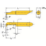 サンドビック　コロターンＸＳ　溝入れ加工用超硬ソリッド工具（３２５）　１０２５　CXS-07G200-7215R　1 個