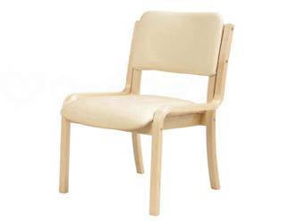 Koeki Dining Chair (Armless) DC-430P White