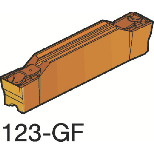 サンドビック　コロカット１・２　溝入れ加工用チップ（３２０）　Ｈ１３Ａ　N123L2-0800-0002-GF　10 個