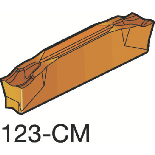 サンドビック　コロカット１・２　突切り加工用チップ（３２０）　２１３５　R123J2-0500-0502-CM　10 個