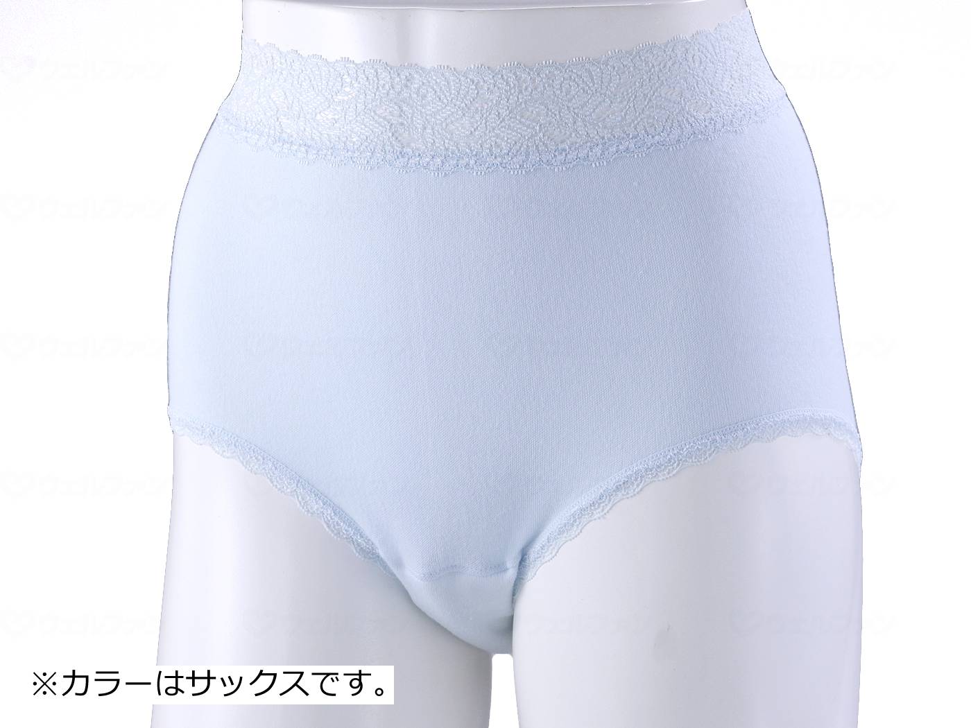ミルクヴェッチ綿100%ﾚｰｽ付ｿﾌﾄｶﾞｰｾﾞ失禁ｼｮｰﾂ3色組 LL