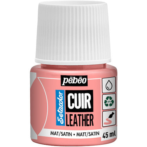 Pebeo Setacolor Leather (for leather) Matte color 45ml No. 07 Sakura Pink 295607 1 bottle