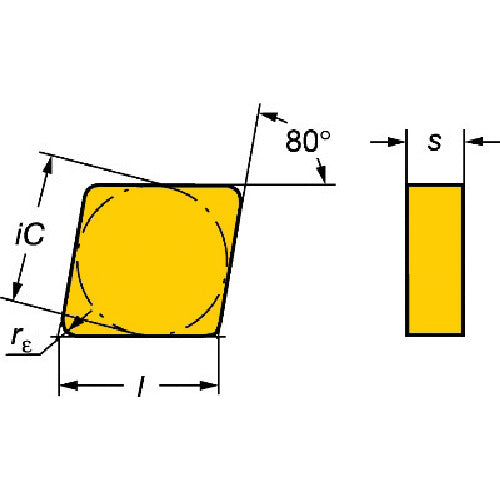 サンドビック　Ｔ−Ｍａｘ　旋削用セラミックネガチップ（６１０）　６７０　CNGN 12 07 12T01020　10 個
