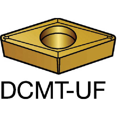サンドビック　コロターン１０７　旋削用ポジチップ（１３０）　５０１５　DCMT 11 T3 04-UF　10 個