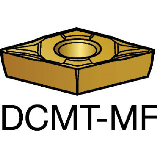 サンドビック　コロターン１０７　旋削用ポジチップ（１２０）　２０２５　DCMT 11 T3 08-MF　10 個