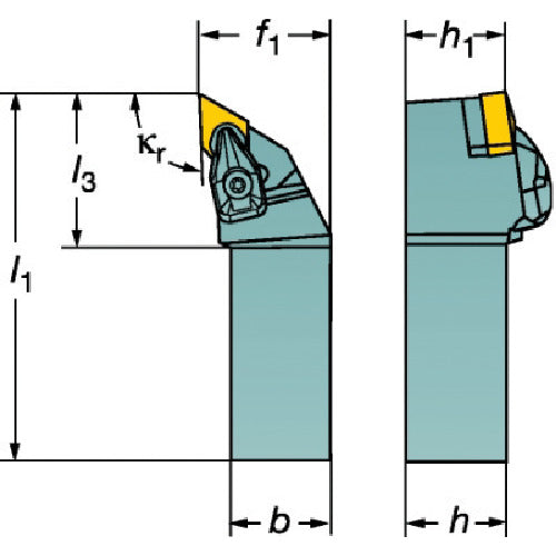 Sandvik Coromant RC Shank Bit for Negative Inserts (410) DDJNL 3232P 15 1 piece