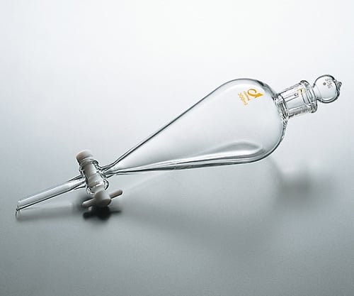 Skive type separatory funnel (with Teflon cock) 100mL CL0503-02-10 1pc