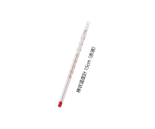 Alcohol stick thermometer, short type, 0 to 50°C, 0610-00, 1 piece