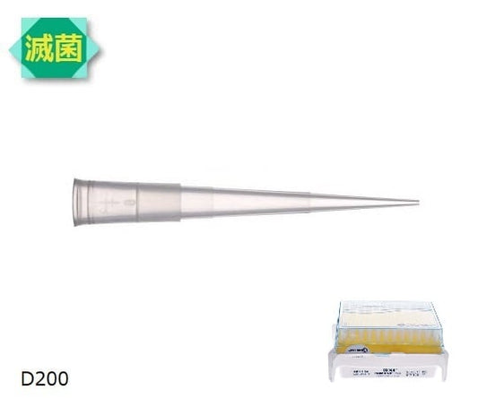 다이아몬드 칩 D200ST Tipack 멸균제 2.0μL～200μL 96개×10상자 F171301 1세트(96개×10상자입)