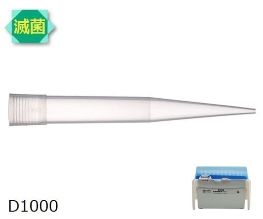 다이아몬드 칩 D1000ST Tipack 멸균제 100μL~1000μL 96개×10상자 F171501 1세트(96개×10상자입)