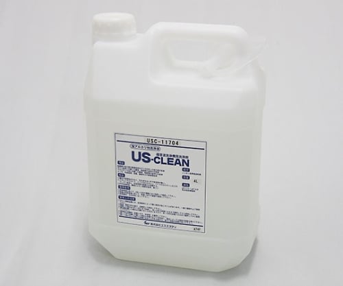 US-CLEAN　水系脱脂用洗浄剤　スタンダードモデル　水溶性加工油脱脂用　USC-11700シリーズ　（ポリ容器タイプ）　USC-11704 1個