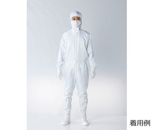 Cleanroom coveralls, white, L, FH199C-01, L, 1 piece