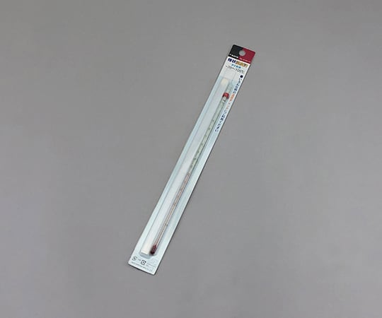 Red liquid rod thermometer -20 to +105℃ Slide pack included 0140-10 1 set