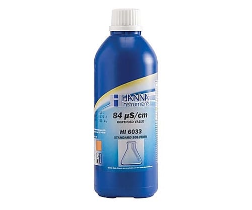 EC standard solution (high accuracy type) 84μS/cm with certificate HI6033 1 bottle