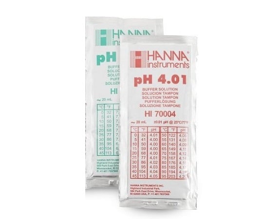 pH standard solution (standard type) pH4.01 &amp; pH7.01 HI77400P 1 box