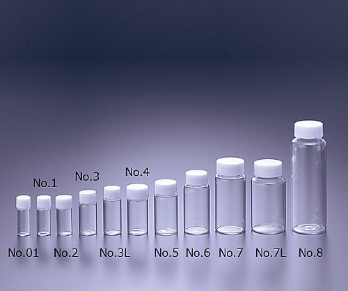 FCスクリュー管瓶　透明　100入　6.0ml No.2 1箱(100本入)