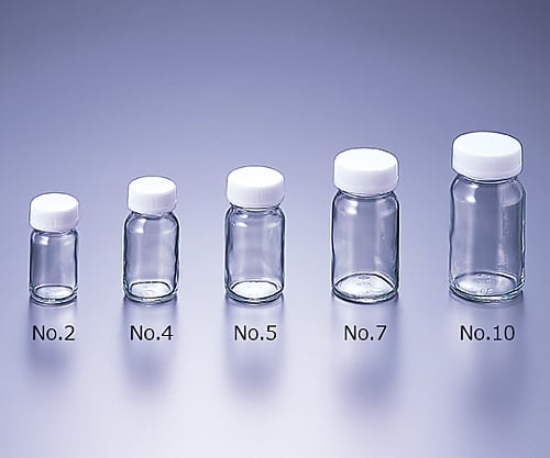 Lightweight standard bottle (transparent) No.2 100 bottles 0612-52 1 case (100 bottles)