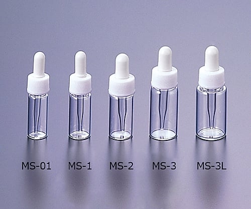 ミニスポイド瓶　ＭＳ－３　透明　３０本 1箱(30本入)