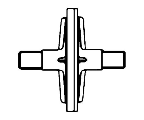 Millex-FG .20μm phobic PTFE 50mm 1/8in. NPTM/NPTM 10/Pk 10PK　SLFG75010 10個入