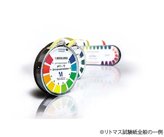 ｐH試験用リトマス試験紙 青 ロールタイプ(4.8 m)、カラースケール付き Reag. Ph Eur 109486 3Rolls　1.09486.0003 1個