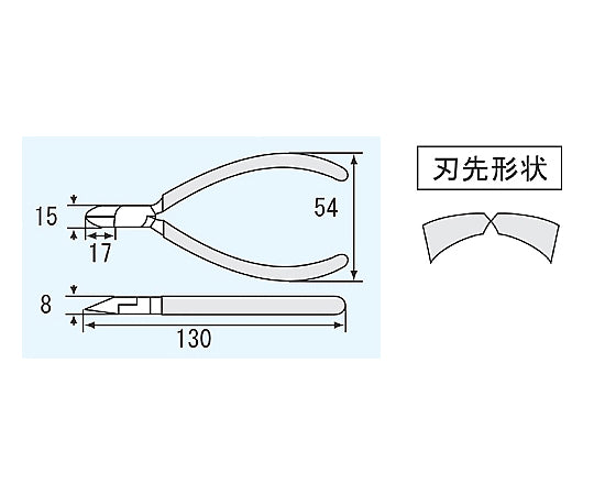 強力ニッパー　NK-15 1個