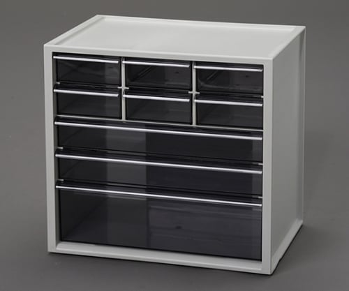 小物キャビネット ライトグレー　KC-350DR 1個