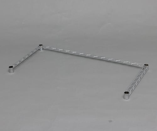Metal rack L-shaped bar MR-91BK 1 piece