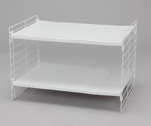 싱크대 신축 선반 2단 화이트 USD-2V 1개