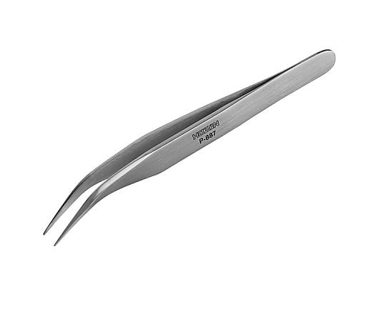 強力型先曲がりピンセット　P-887 1個