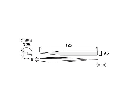 強力型ピンセット　P-894 1個
