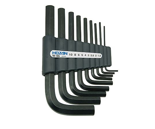 육각 렌치 세트 1.5-10.0㎜ W-96 1세트