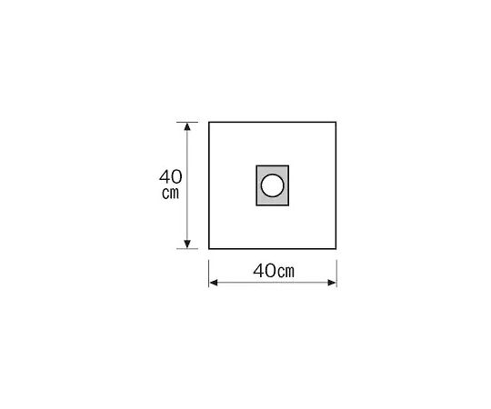 ステリ・ドレープ（TM） 眼科用ドレープ 透明フィルムタイプ穴あき 1箱（10枚入）　1024 1箱(10枚入)