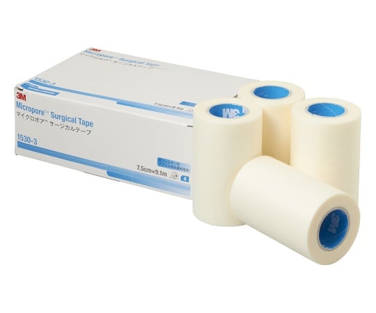 마이크로포어(TM) 서지컬 테이프 75mm×9.1m 1상자(4권입) 1530-3 1상자(4권입)