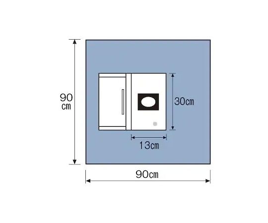 ステリ・ドレープ（TM） 眼科用ドレープ 不織布製穴あき 1箱（20枚入）　1062JK 1箱(20枚入)