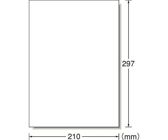 強粘着 紙ラベル 兼用 A4 ノーカット 100枚　28416 1冊(100枚入)