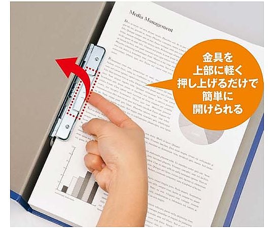 キングファイルSDDE青A4横背幅66mm1-4冊　2485Aｱｵ 1冊