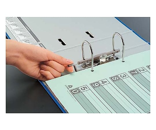 レバッチファイル A4縦 背幅93mm 青　ﾌ-AL200B 1冊